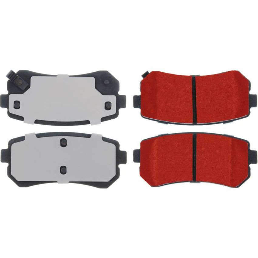 CENTRIC PARTS 500.11570 PQ PRO Disc Brake Pads with Hardware