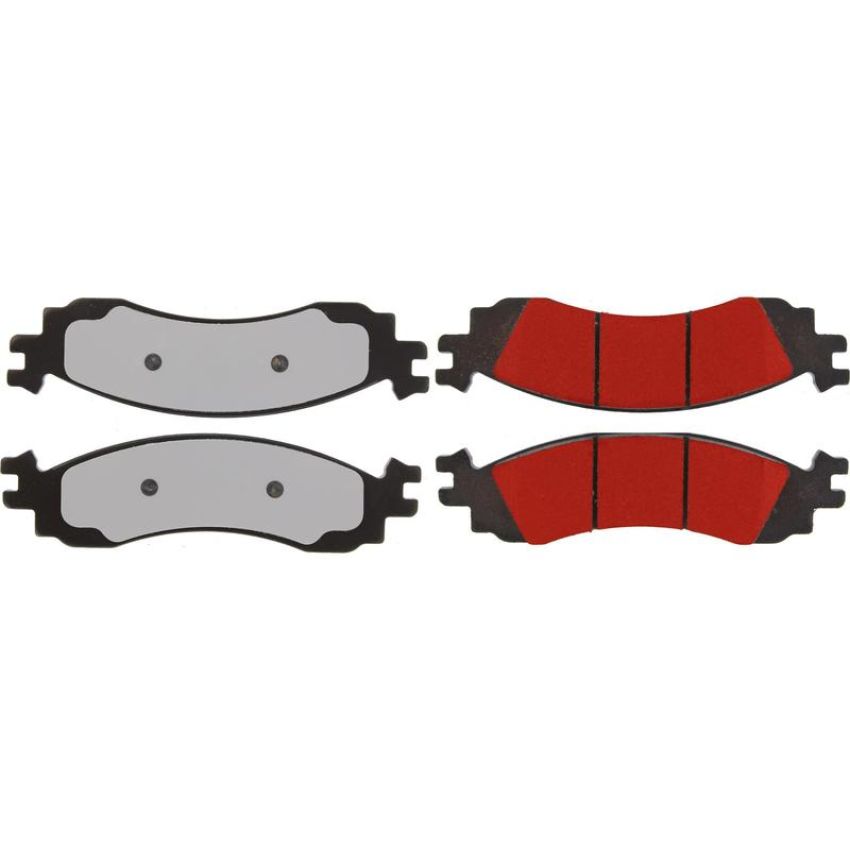 CENTRIC PARTS 500.11580 PQ PRO Disc Brake Pads with Hardware