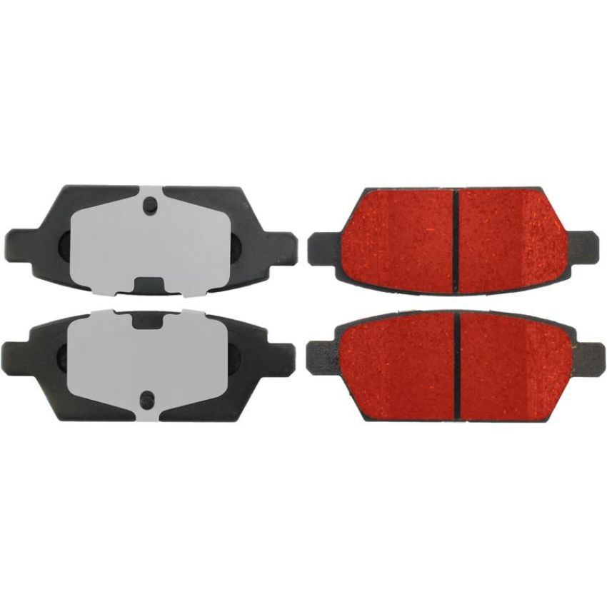 CENTRIC PARTS 500.11610 PQ PRO Disc Brake Pads with Hardware