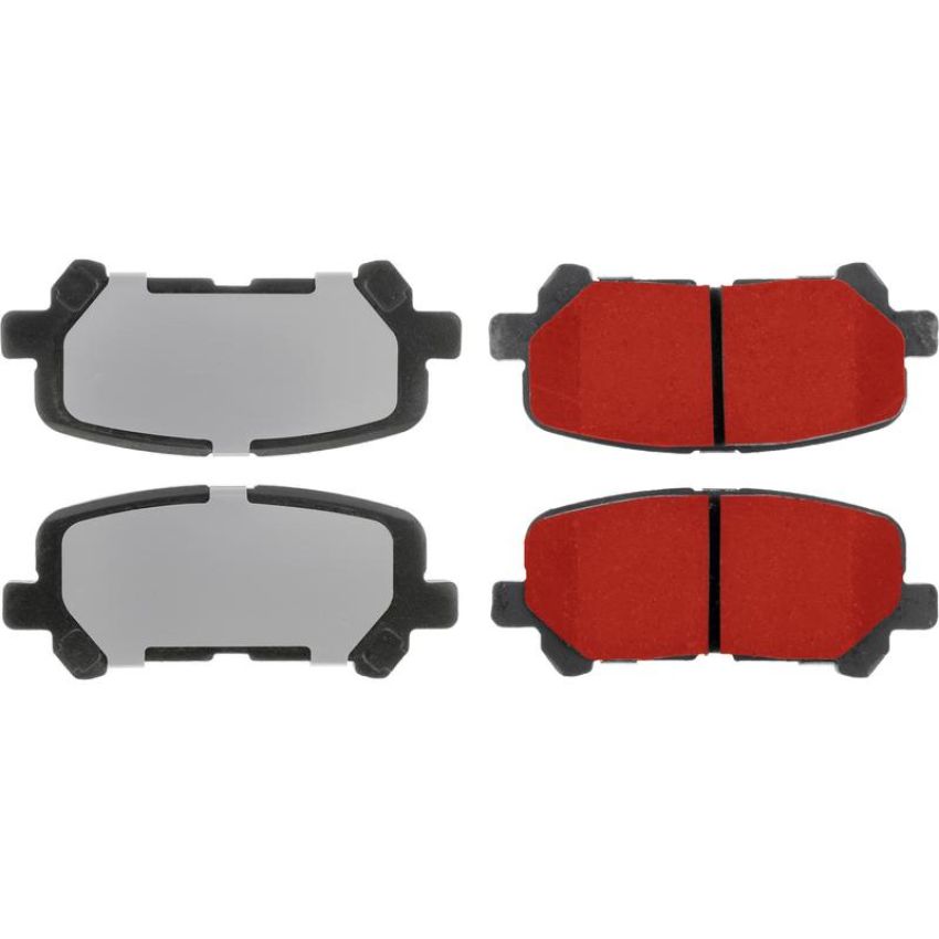 CENTRIC PARTS 500.12810 PQ PRO Disc Brake Pads with Hardware