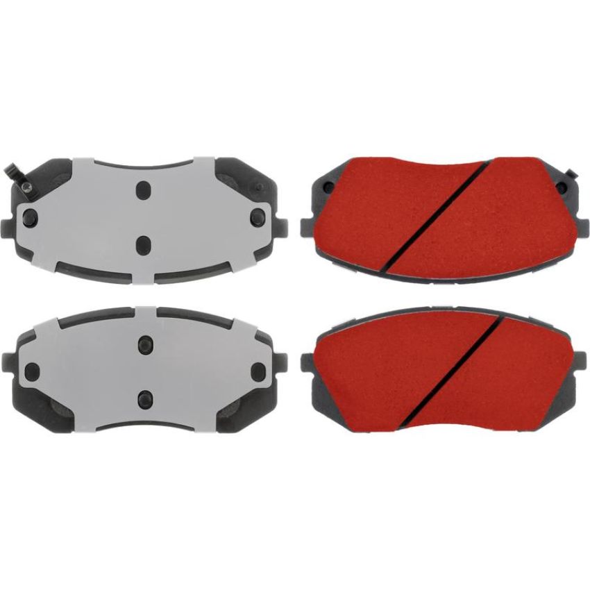 CENTRIC PARTS 500.12950 PQ PRO Disc Brake Pads with Hardware