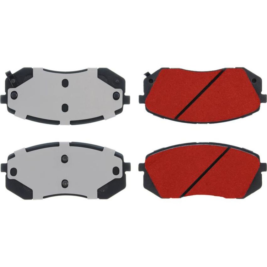 CENTRIC PARTS 500.12951 PQ PRO Disc Brake Pads with Hardware