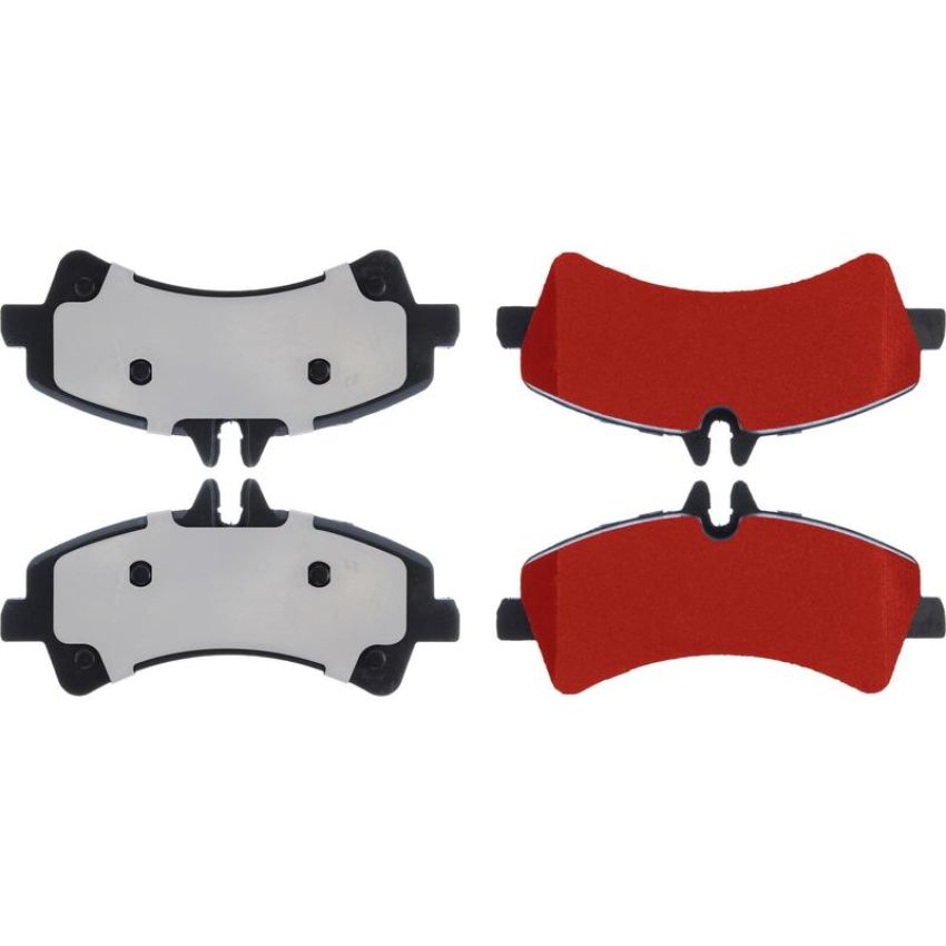 CENTRIC PARTS 500.13180 PQ PRO Disc Brake Pads with Hardware