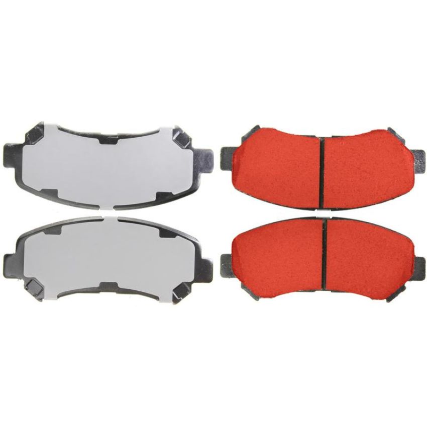 CENTRIC PARTS 500.13380 PQ PRO Disc Brake Pads with Hardware