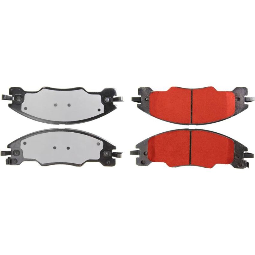 CENTRIC PARTS 500.13390 PQ PRO Disc Brake Pads with Hardware