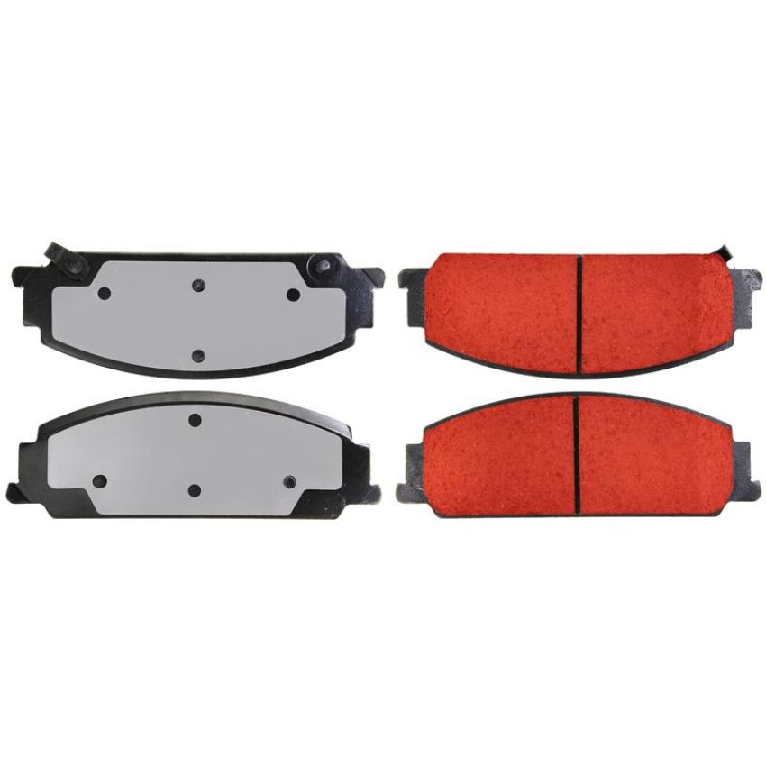 CENTRIC PARTS 500.13510 PQ PRO Disc Brake Pads with Hardware