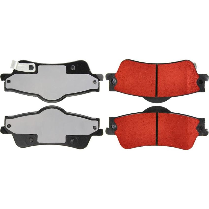 CENTRIC PARTS 500.13520 PQ PRO Disc Brake Pads with Hardware