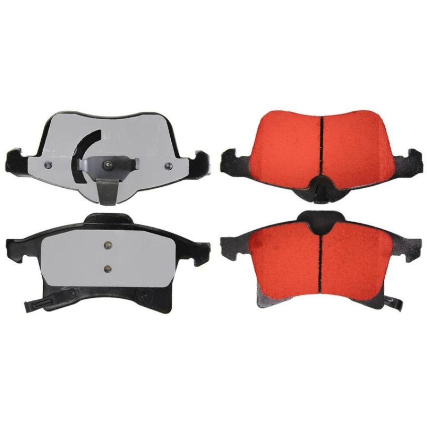 CENTRIC PARTS 500.13610 PQ PRO Disc Brake Pads with Hardware