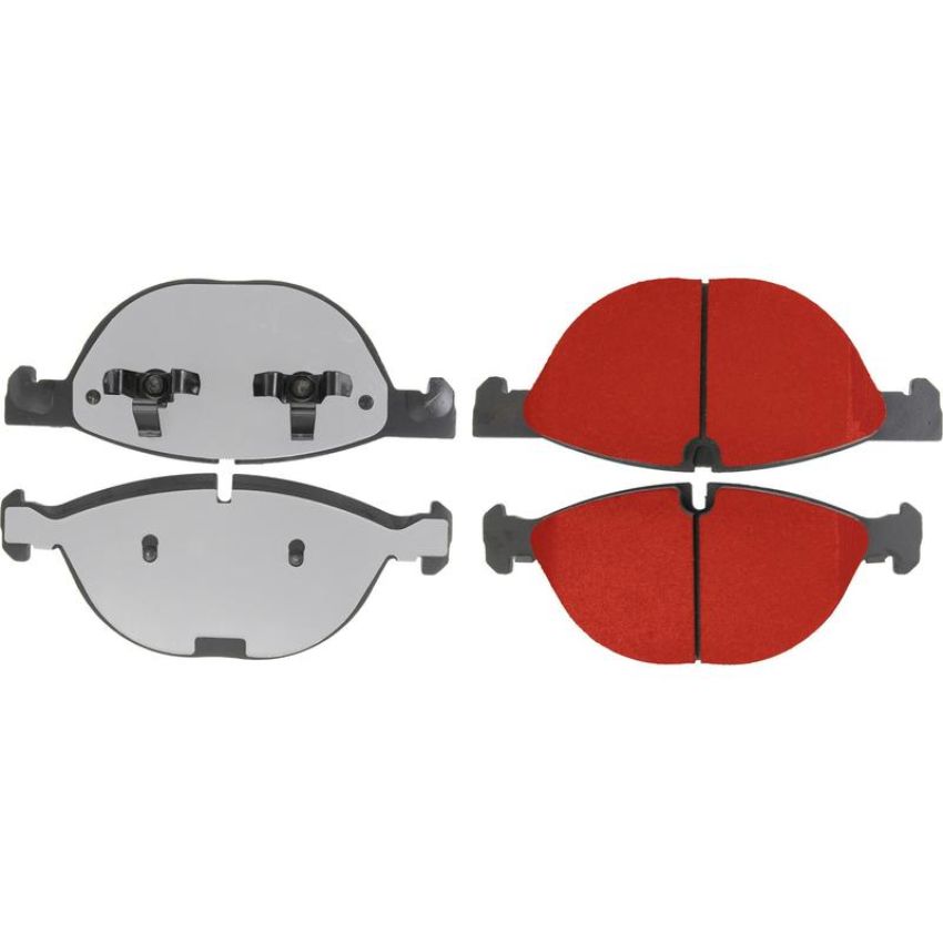 CENTRIC PARTS 500.13810 PQ PRO Disc Brake Pads with Hardware