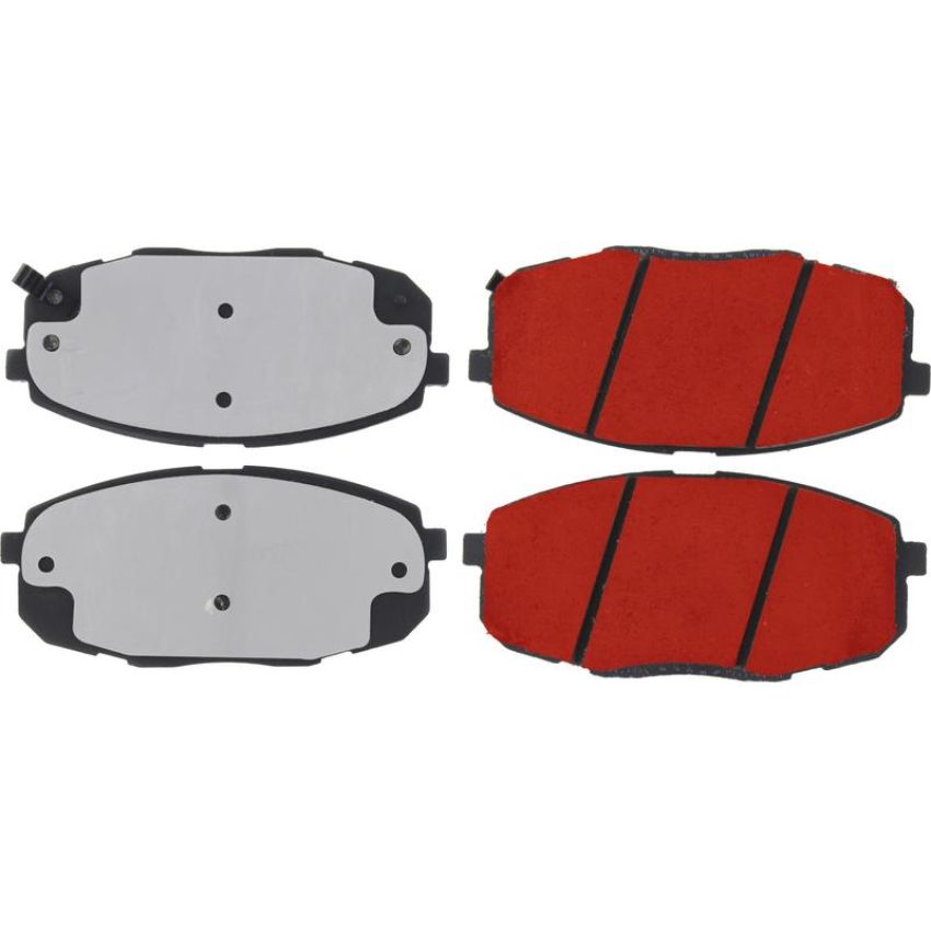 CENTRIC PARTS 500.13972 PQ PRO Disc Brake Pads with Hardware