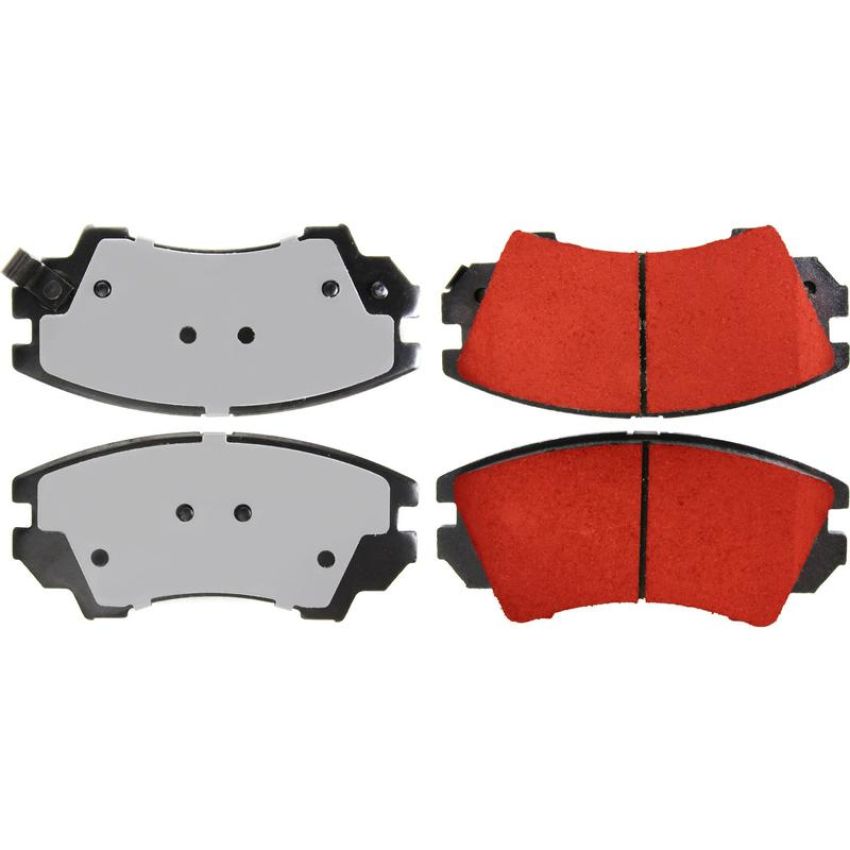 CENTRIC PARTS 500.14040 PQ PRO Disc Brake Pads with Hardware