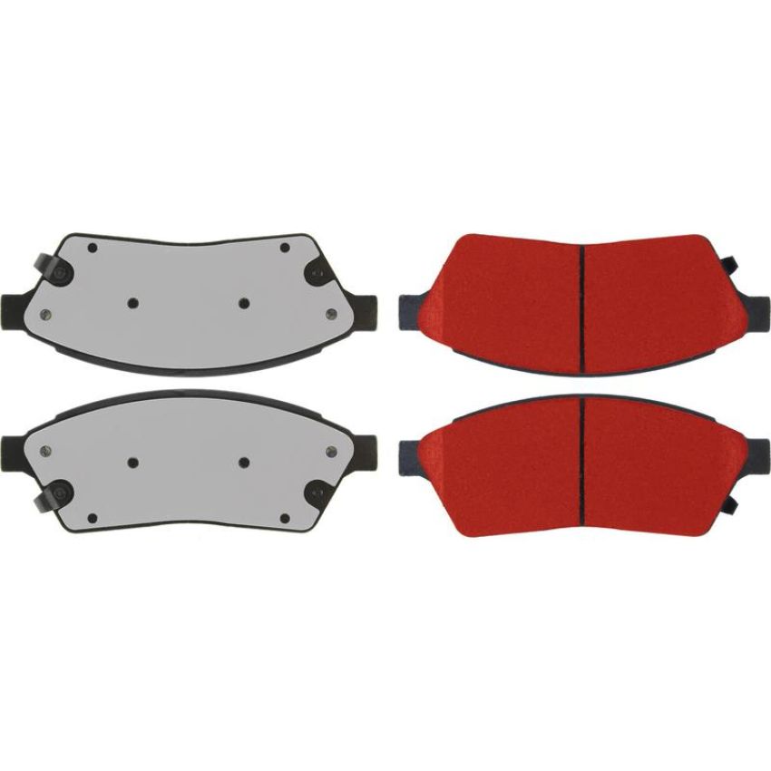 CENTRIC PARTS 500.14220 PQ PRO Disc Brake Pads with Hardware