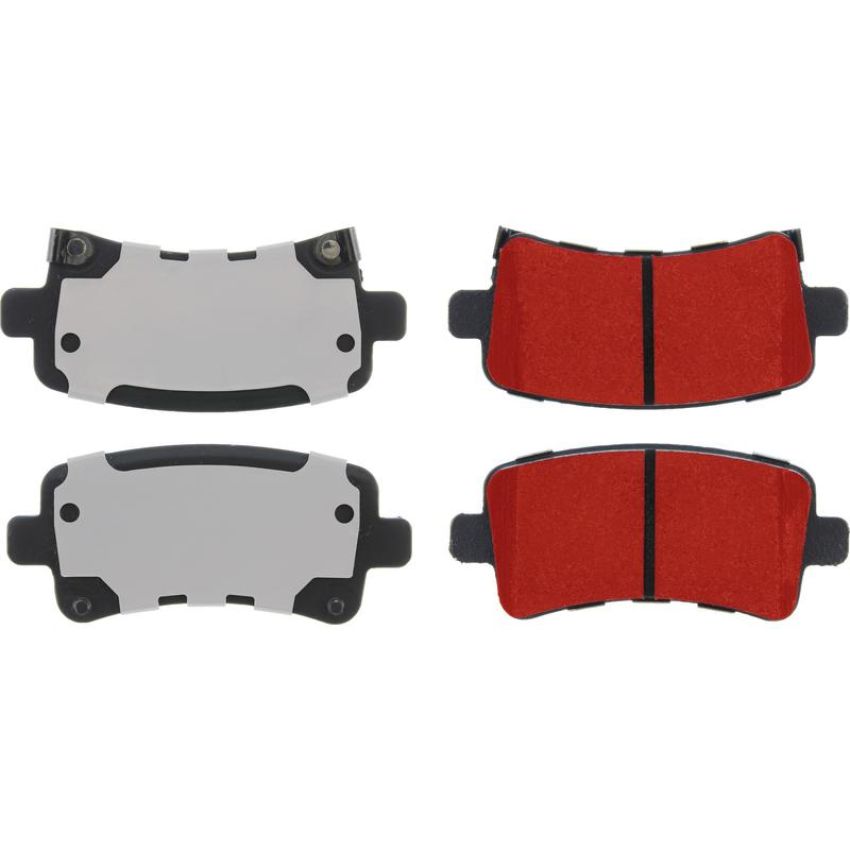 CENTRIC PARTS 500.14302 PQ PRO Disc Brake Pads with Hardware