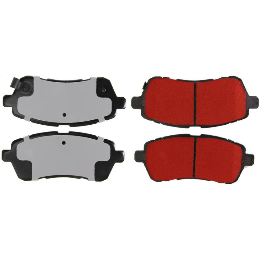 CENTRIC PARTS 500.14541 PQ PRO Disc Brake Pads with Hardware
