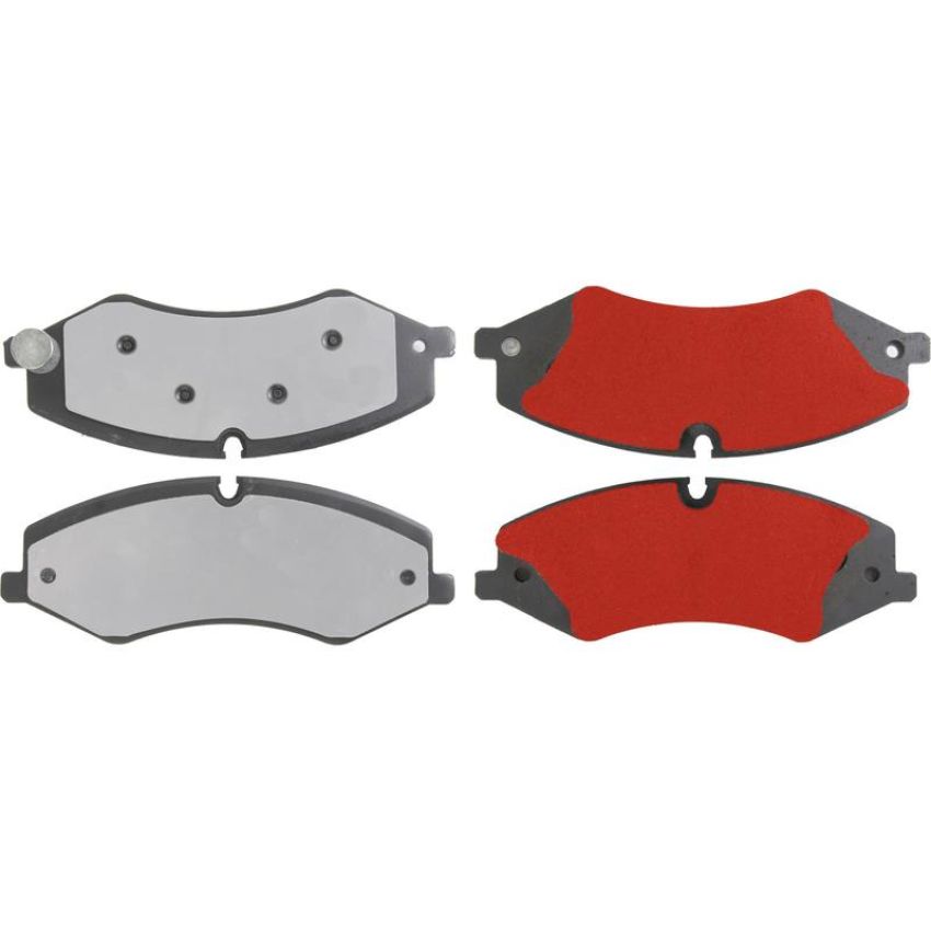 CENTRIC PARTS 500.14790 PQ PRO Disc Brake Pads with Hardware