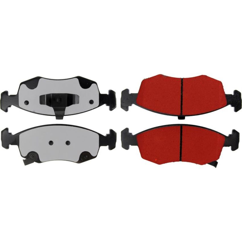 CENTRIC PARTS 500.15680 PQ PRO Disc Brake Pads with Hardware