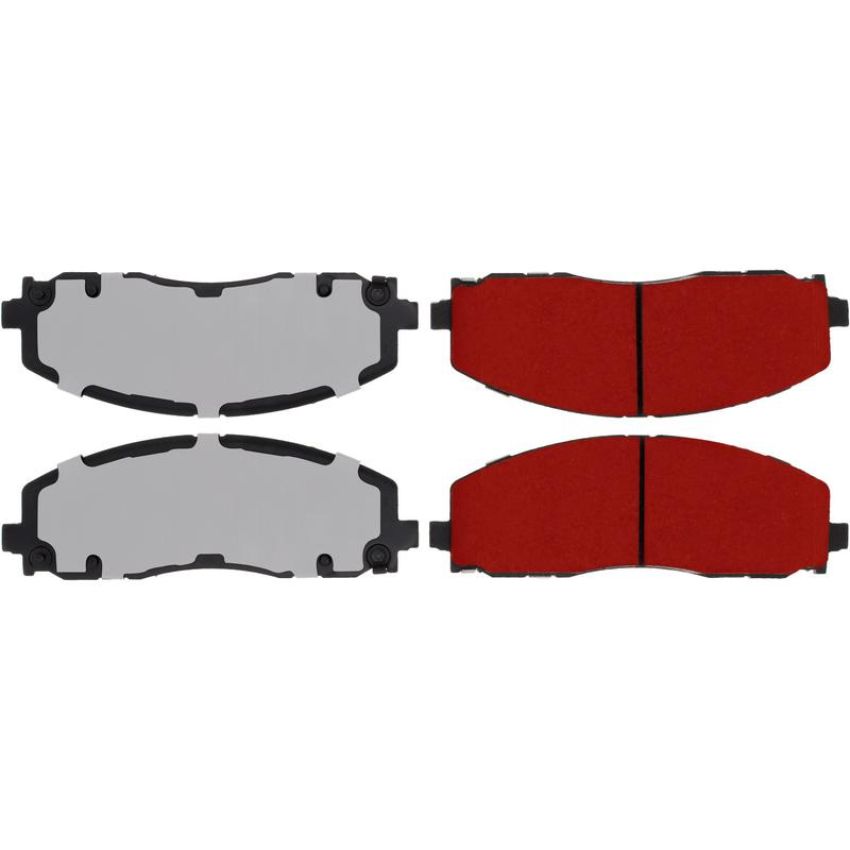 CENTRIC PARTS 500.15890 PQ PRO Disc Brake Pads with Hardware