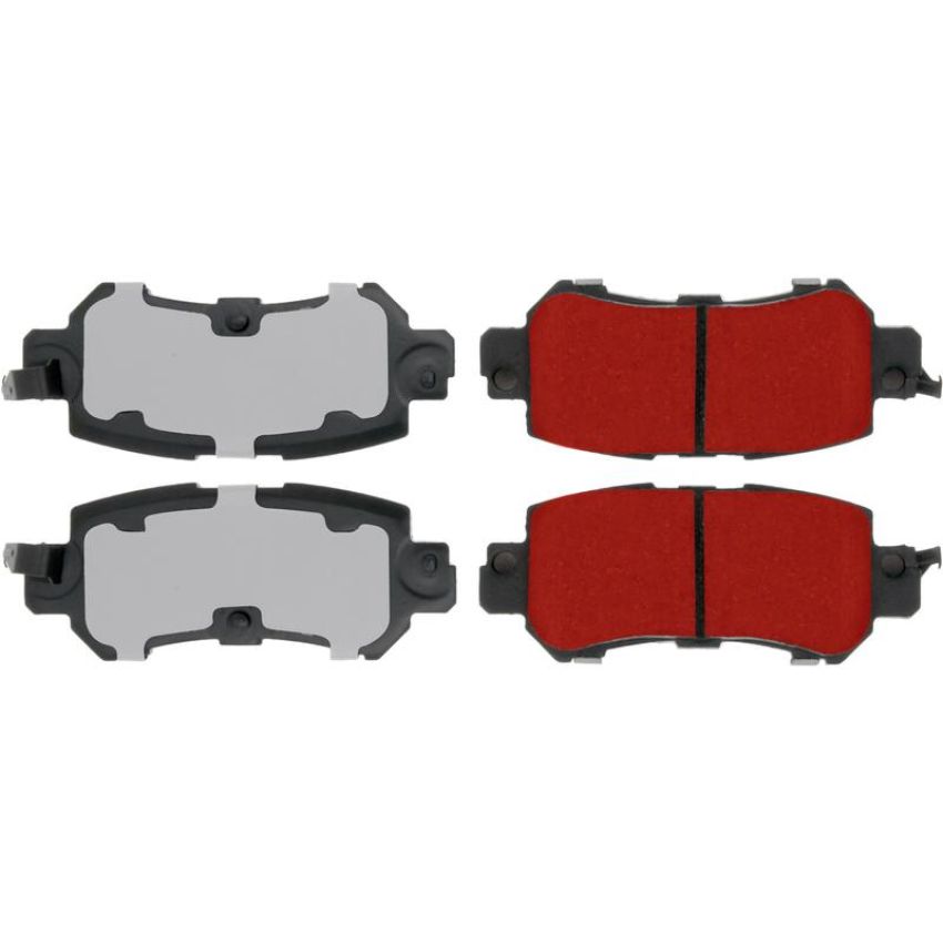 CENTRIC PARTS 500.16240 PQ PRO Disc Brake Pads with Hardware