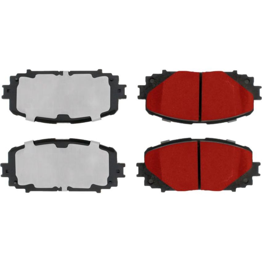 CENTRIC PARTS 500.16280 PQ PRO Disc Brake Pads with Hardware