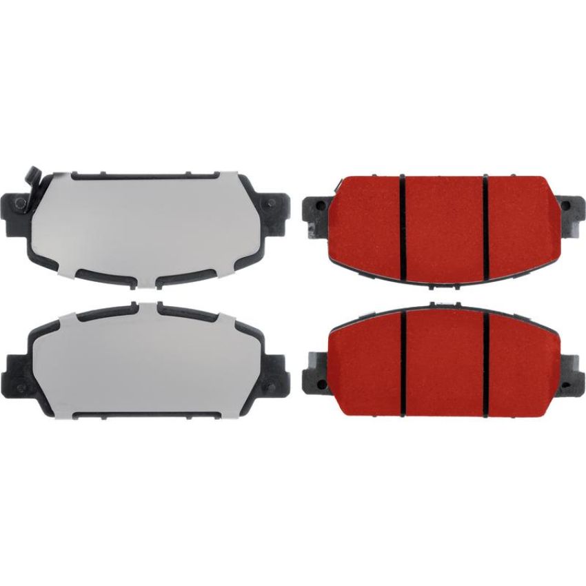 CENTRIC PARTS 500.16540 PQ PRO Disc Brake Pads with Hardware