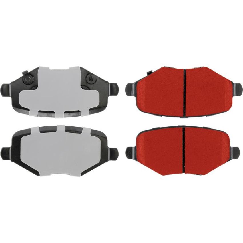 CENTRIC PARTS 500.17190 PQ PRO Disc Brake Pads with Hardware