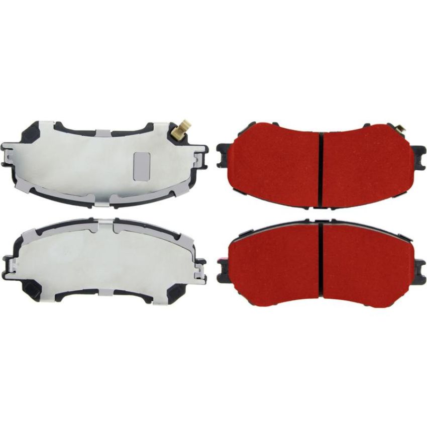 CENTRIC PARTS 500.17370 PQ PRO Disc Brake Pads with Hardware