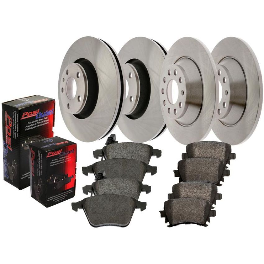 CENTRIC PARTS 903.62095 Posi Quiet Brake Pads with C-TEK Brake Rotors