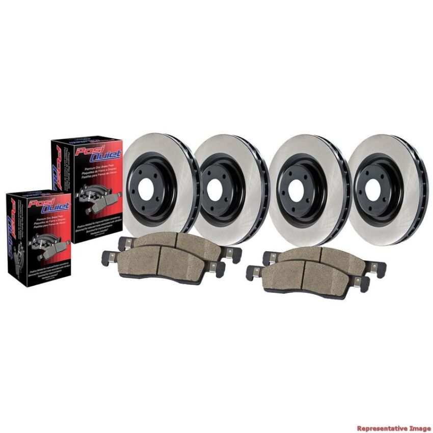 CENTRIC PARTS 906.51097 Centric Preferred Axle Pack 4-Wheel Brake Kit