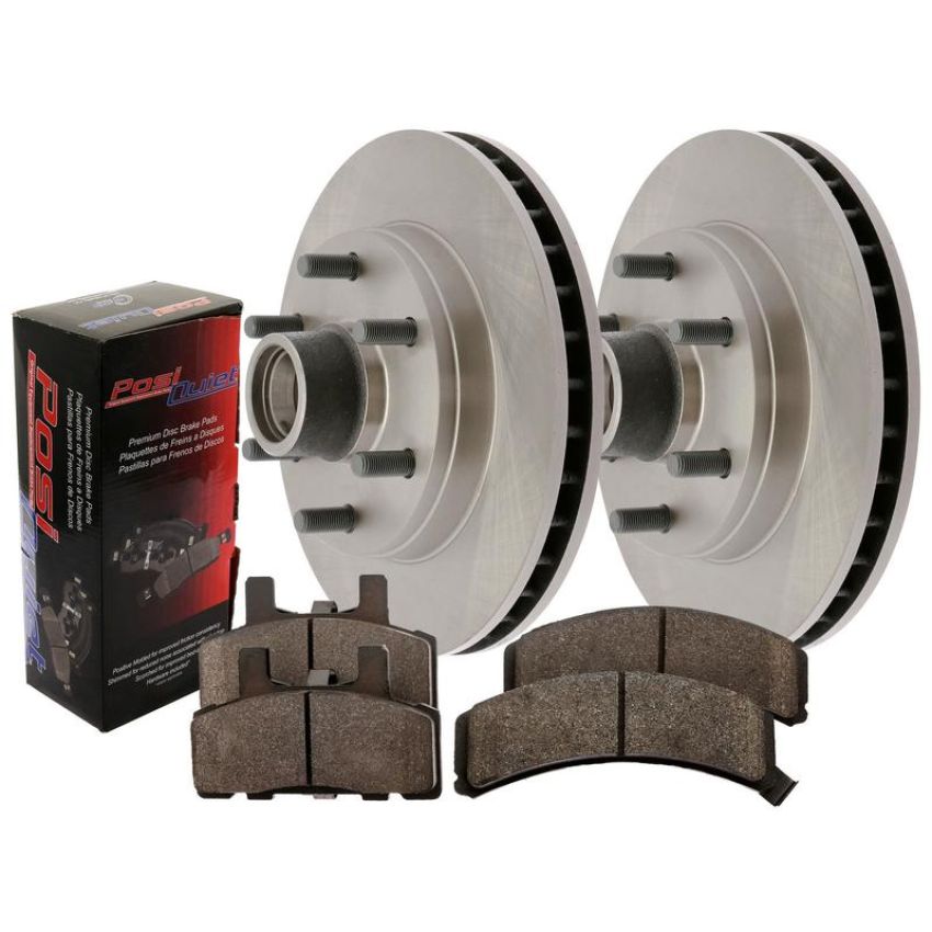 CENTRIC PARTS 907.50523 Posi Quiet Brake Pads with C-TEK Brake Rotors