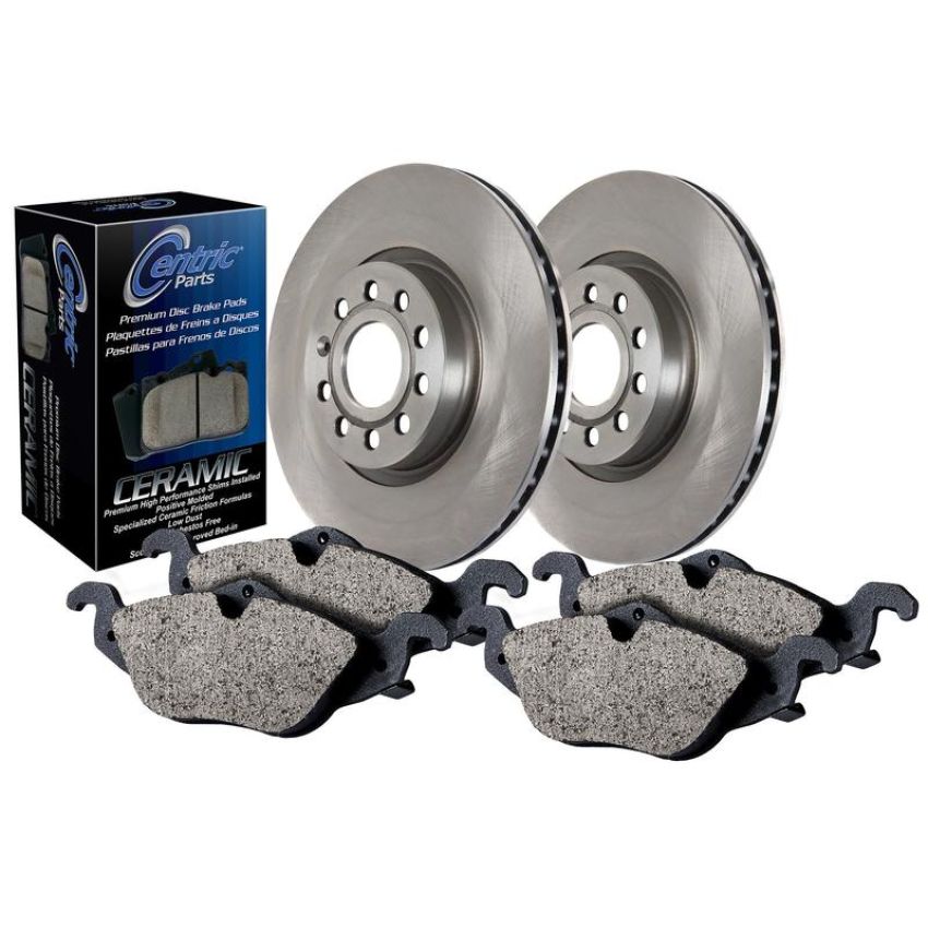 CENTRIC PARTS 908.45017 Centric Select Pack Single Axle Front Brake Kit