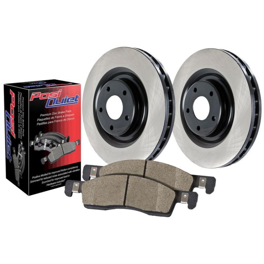 CENTRIC PARTS 909.65549 Centric Preferred Pack Single Axle Rear Disc Brake Kit