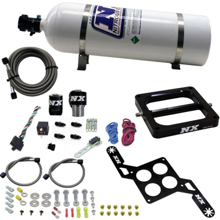 Nitrous Express 55070-15 DOM/GASOLINE (RNC) WITH 15LB BOTTLE
