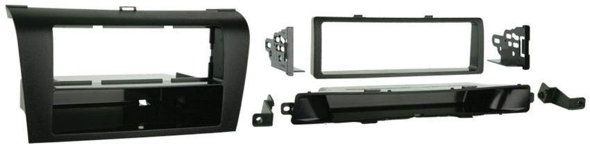Metra 99-7504 Single DIN Installation Dash Kit for 2004-2009 Mazda 3 -Black
