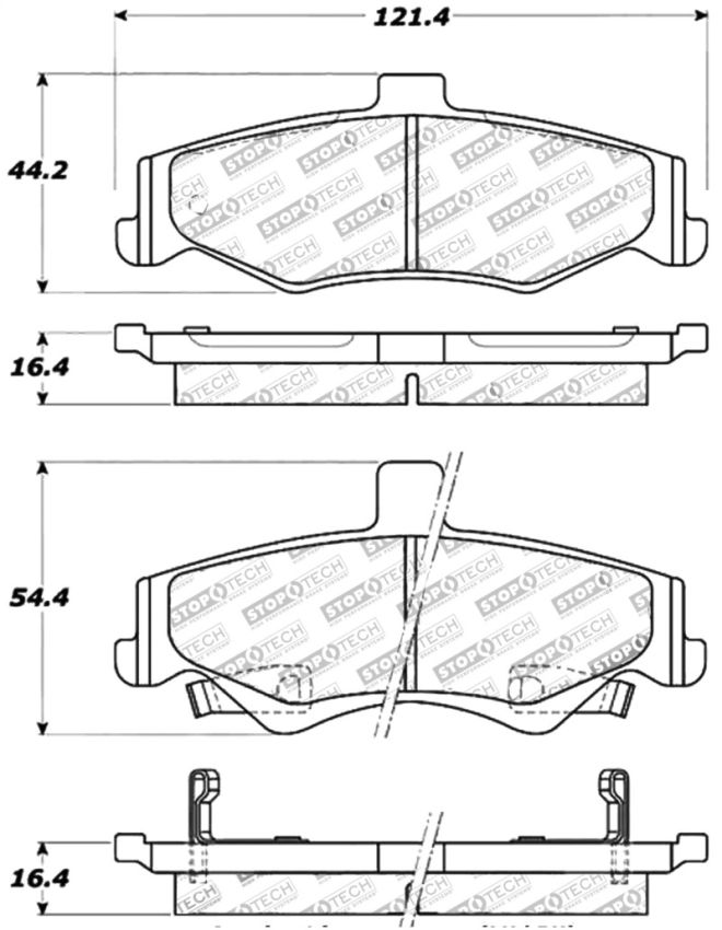 Stoptech 309.07500 Performance Brake Pads