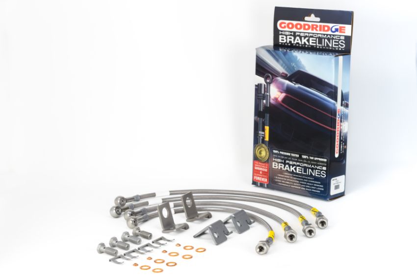 Goodridge 12291 06-13 Chevrolet Corvette Z06/ZR1/Grand Sport Stainless Steel Brake Line Kit
