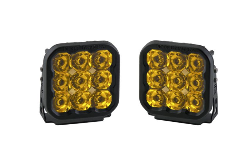 Diode Dynamics DD6777P SS5 LED Pod Pro - Yellow Spot (Pair)