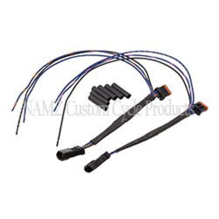 NAMZ N-FTTH-01 14-23 V-Twin Dyna/Softail/Road & Street Glide/Electra Plug-N-Play Front Turn Sig Tap Harness