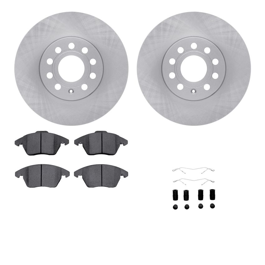 Dynamic Friction 6612-74130 Rotor Kit
