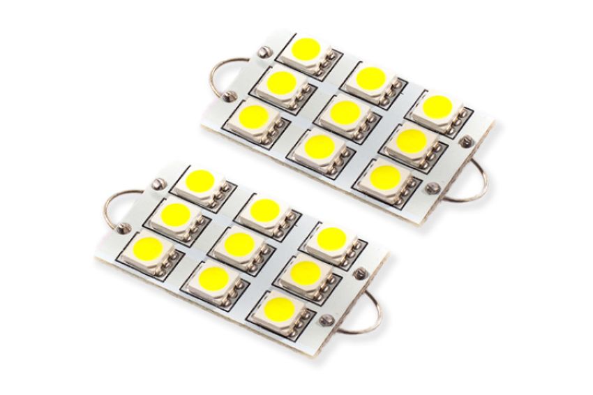 Diode Dynamics DD0106P 44mm SML9 LED Bulb - Cool - White (Pair)