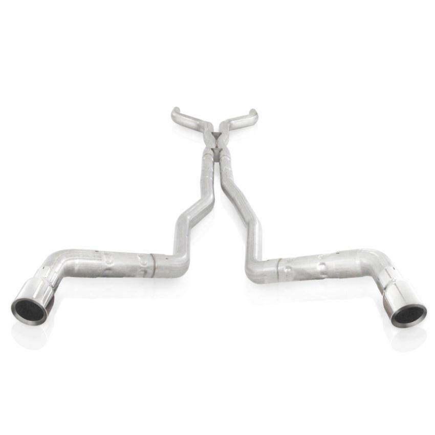 Stainless Works CA11CB 10-15 Camaro 6.2L 3in Dual Chambered Catback System X-Pipe Factory Connect