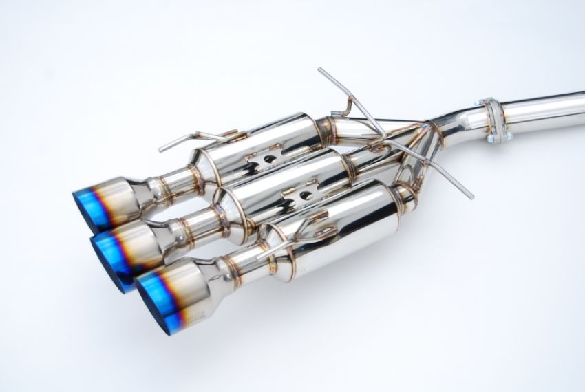 Invidia HS17CS27GM3ST 17+ Honda Civic SI Coupe Gemini Triple Titanium Tip Cat-back Exhaust