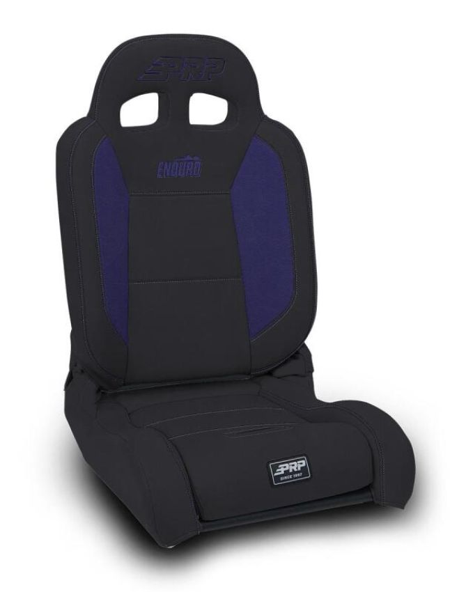 PRP Seats A8701045-201-M PRP EnduroDaily Reclining Suspension Seat - Black/Purple Vinyl - Passenger