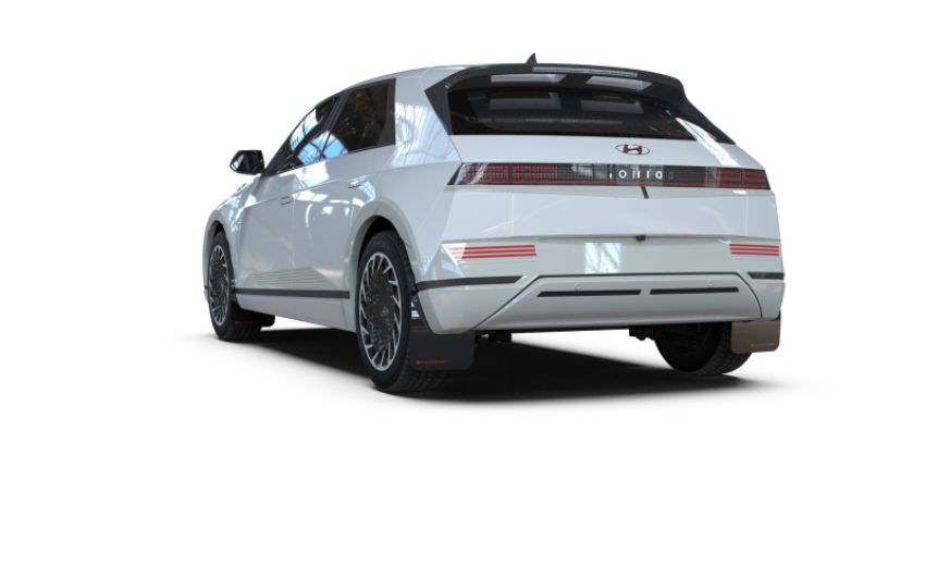 Rally Armor MF87-UR-BLK-RD Black Mud Flap/Red Logo