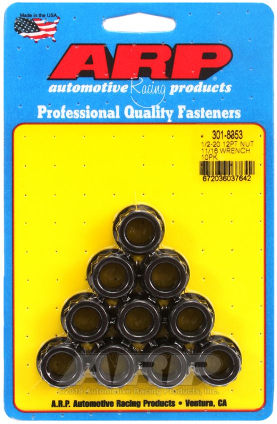 ARP ARP301-8353 1/2-20 12pt Nuts (10pk)