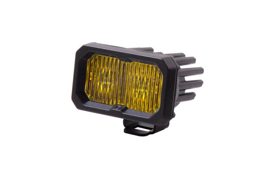 Diode Dynamics DD6386S Stage Series 2 In LED Pod Sport - Yellow Fog Standard ABL Each