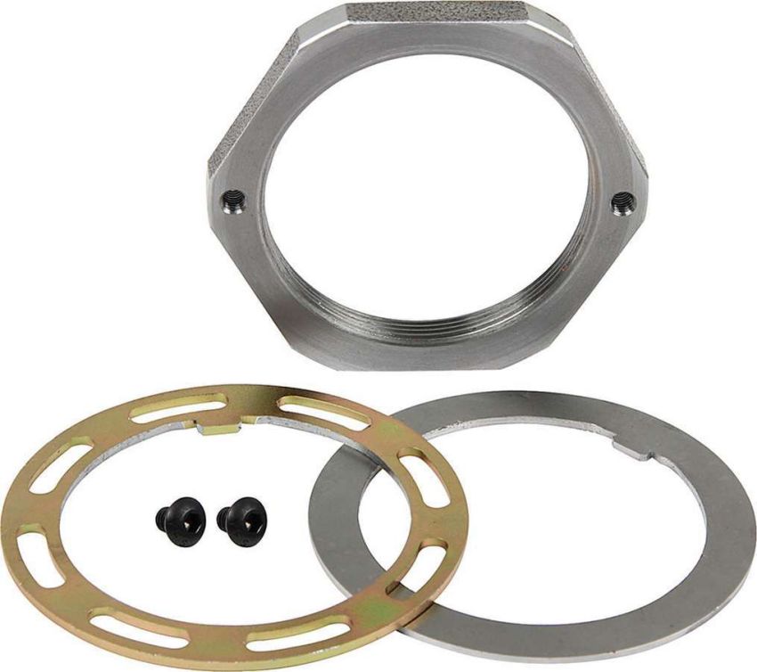 ALLSTAR PERFORMANCE ALL72173 Spindle Nut Kit 2.5 Pin Steel RH Thread
