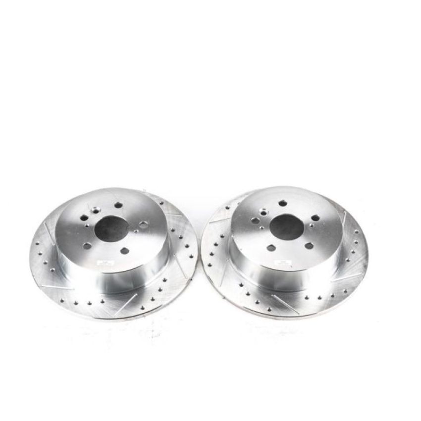PowerStop JBR1369XPR PowerStop Evolution Performance Drilled, Slotted & Plated Brake Rotor Pair