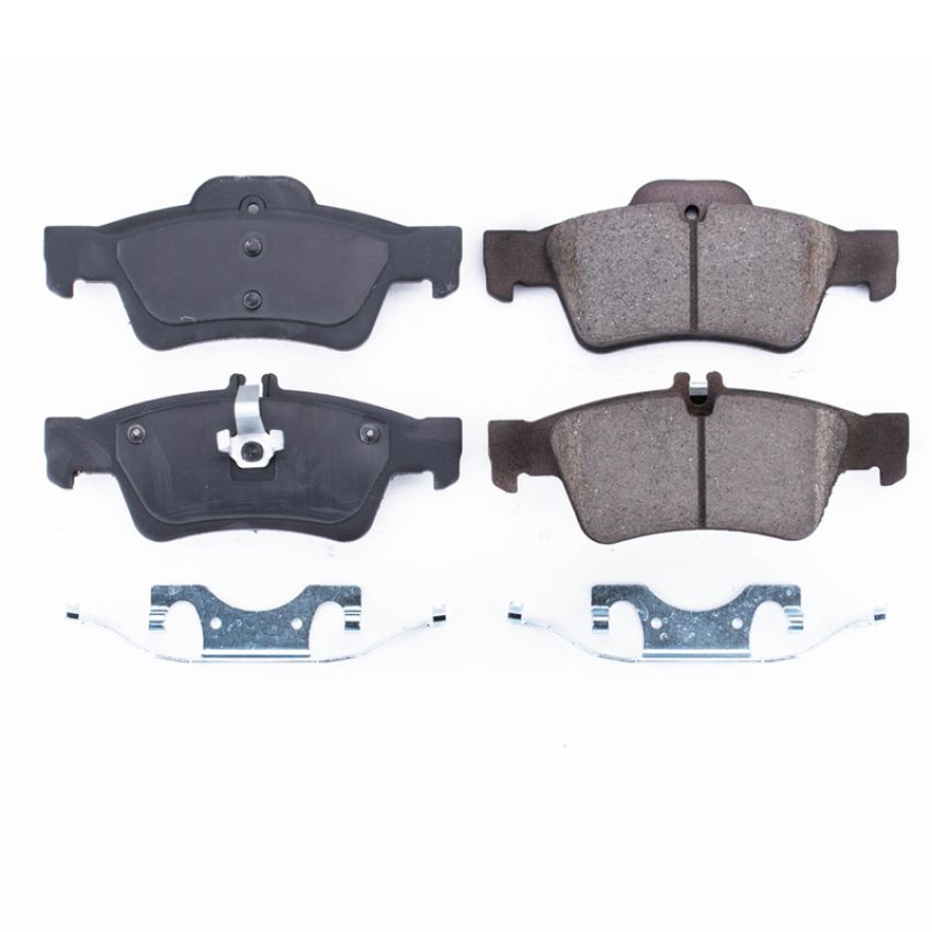 PowerStop 17-986 PowerStop - Z17 Low-Dust Ceramic Brake Pads with Hardware