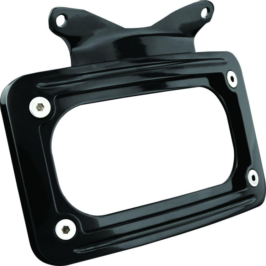Kuryakyn 3147 Curved License Plate Mount Black