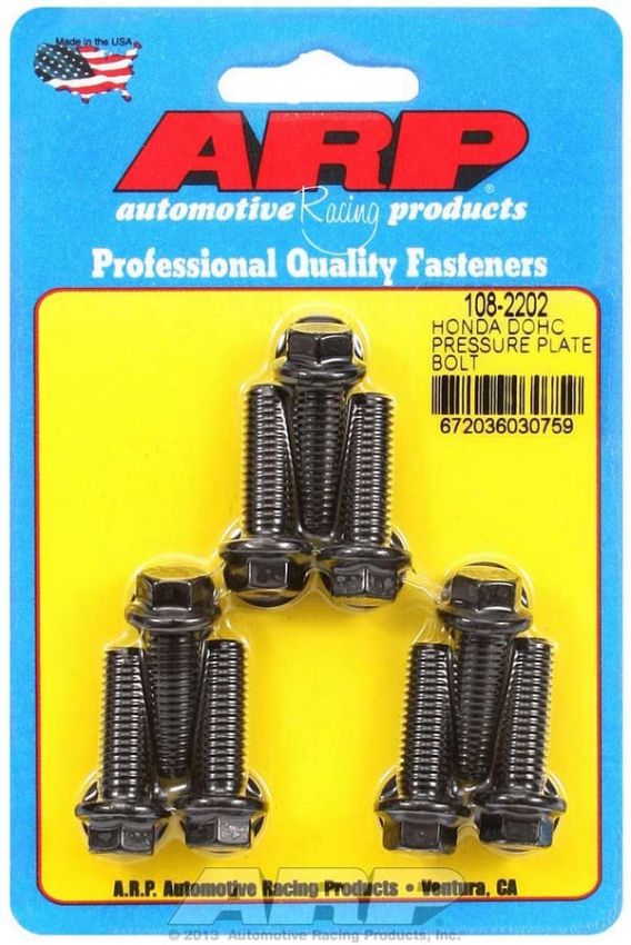 ARP ARP108-2202 Pressure Plate Bolt Kit - Honda DOHC